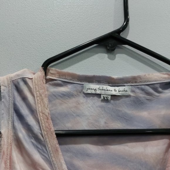 Young Fabulous Broke Tie Dye Sleeveless V-neck Tank - Picture 2 of 6